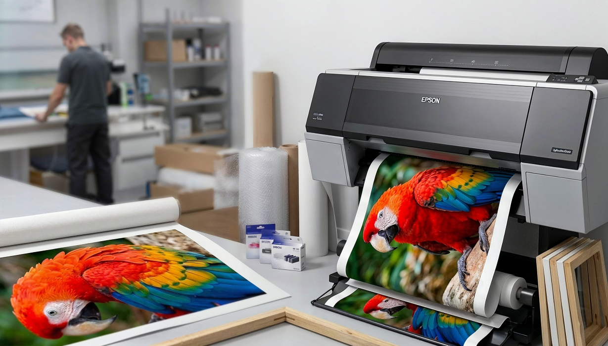 Печать на широкоформатном принтере Epson Stylus Pro 9890